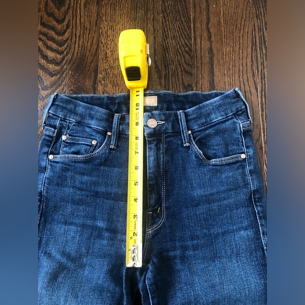 MOTHER Women’s 26 Looker Ankle Fray High-Rise Skinny Jeans - Girl Crush - EUC! - Picture 6 of 15
